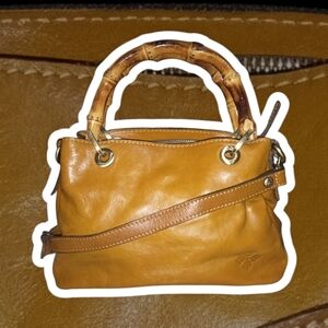 (NWT) Patricia Nash® "Distressed Vintage" Empoli Satchel- Goldenrod (w/Dust Bag)
